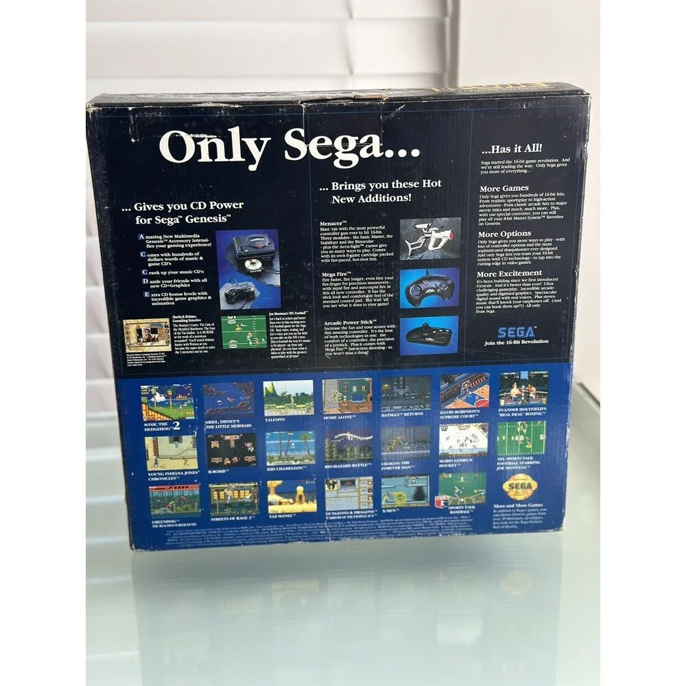 Sega Genesis Core System Console with Box and Manual See Description